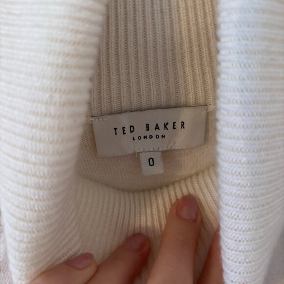 Malorri Stitch Insert Long Sleeve Midi Sweater Dress - Picture 5 of 11